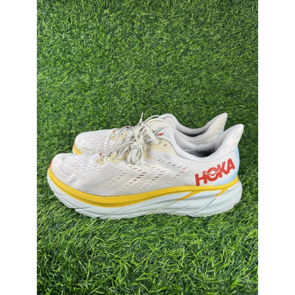 Hoka One One Mens 13 2E Clifton 8 Running Shoes Nimbus Cloud 1121374-NCBDB